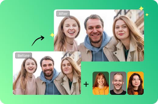 Scambio di più volti gratuito